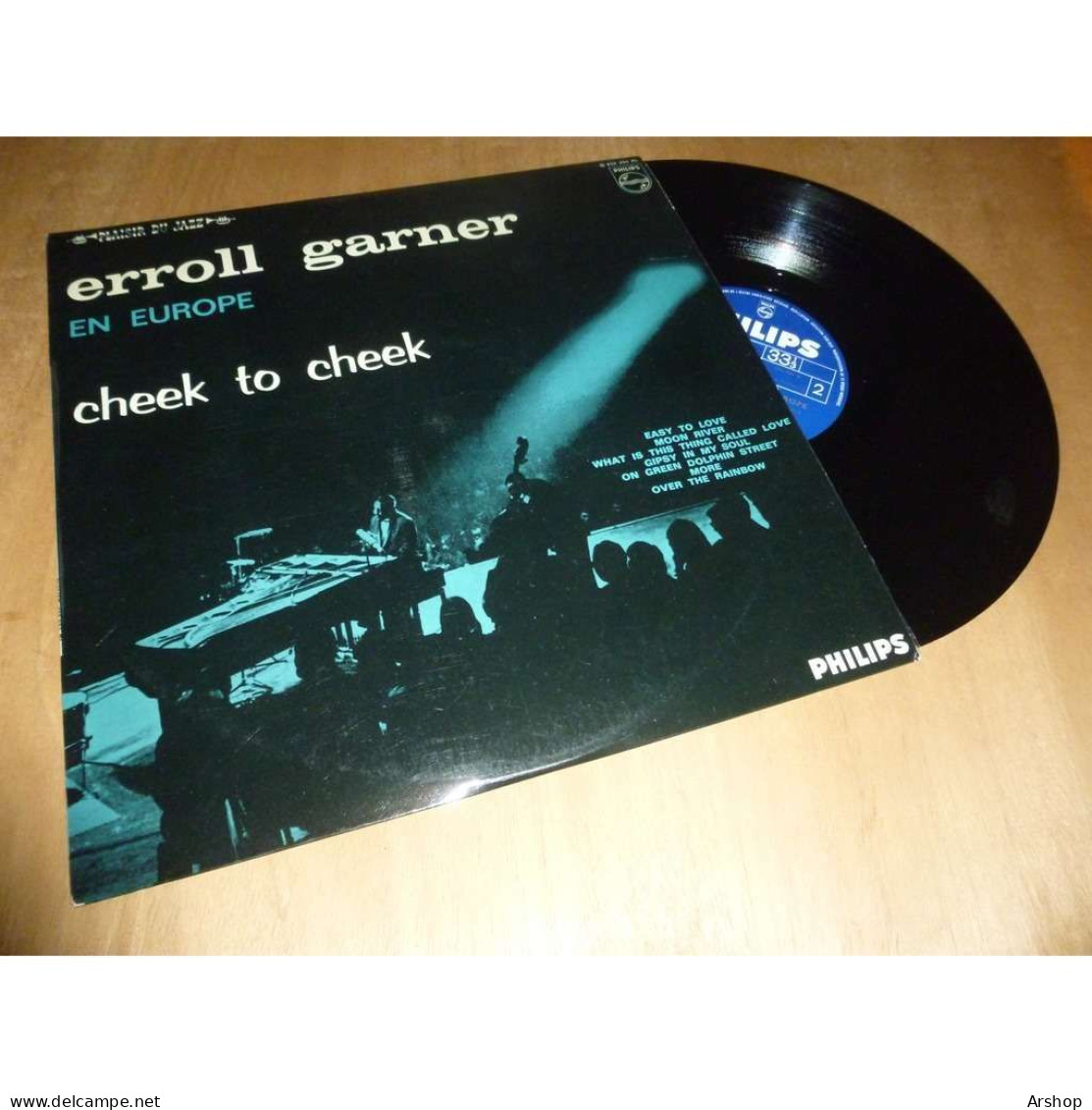 ERROLL GARNER En Europe - Cheek To Cheek - PHILIPS France Lp 1964 - Jazz