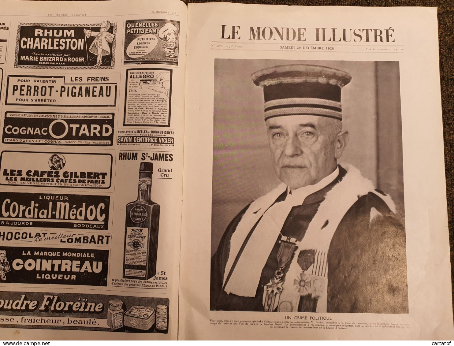 LE MONDE ILLUSTRE N° 3706 - 29 Décembre 1928 - Allgemeine Literatur