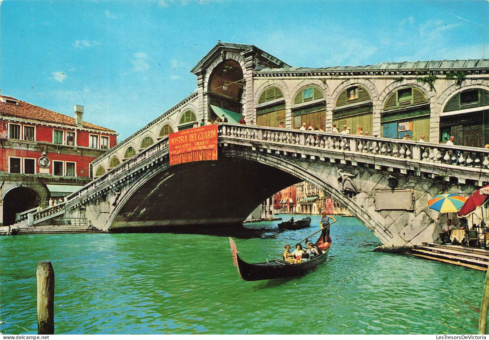 ITALIE - Venezia - Pont De Rialto - Animé - Colorisé - Carte Postale - Venezia (Venice)