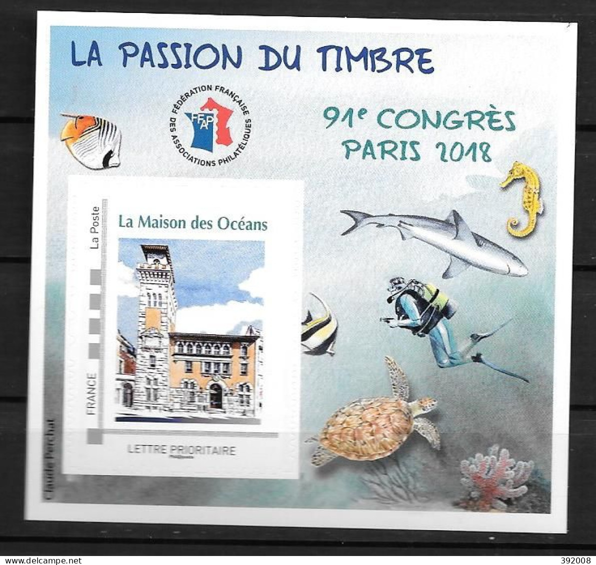 2018 - 14**MNH - 91° Congrés Paris - FFAP