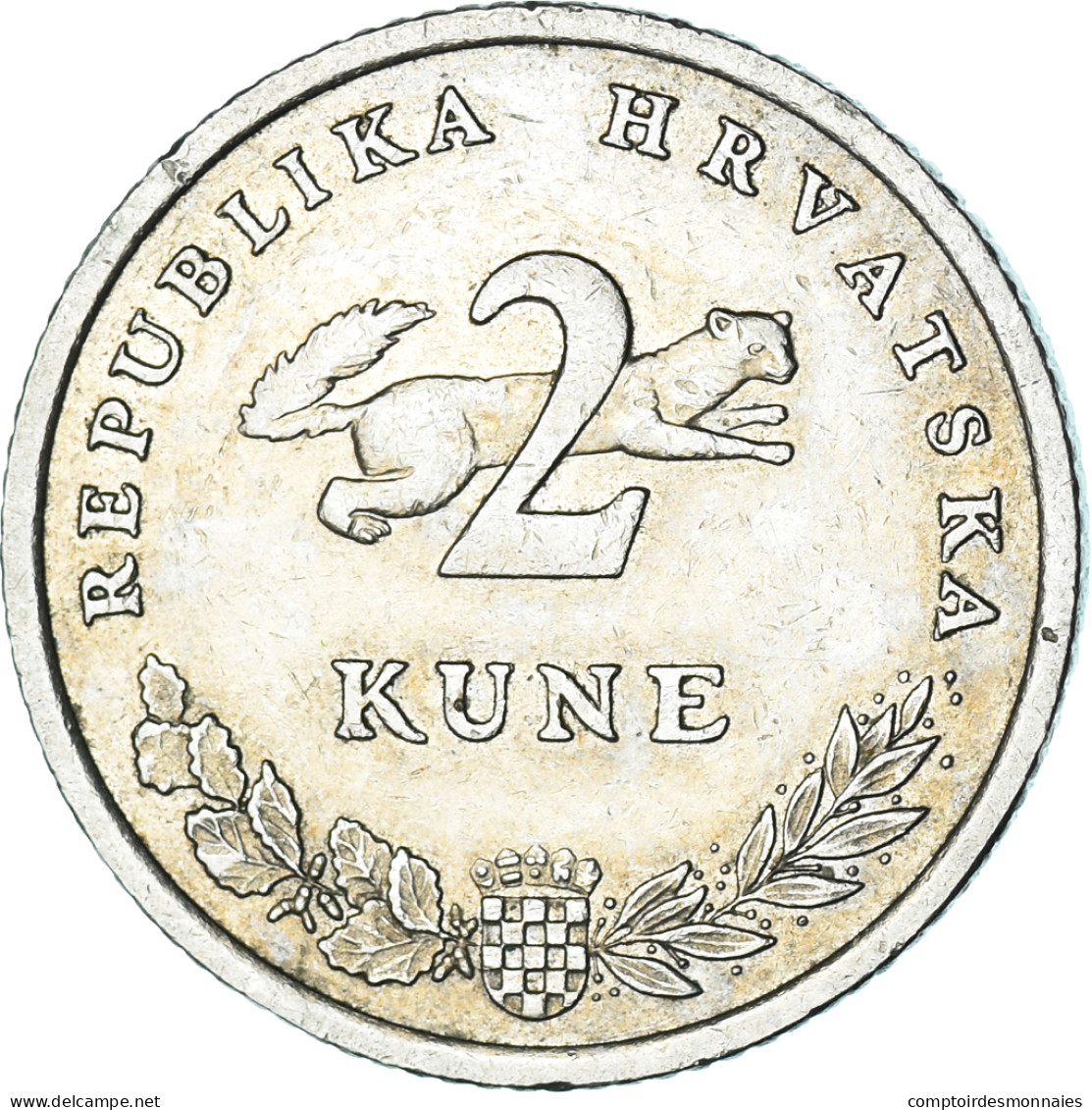 Monnaie, Croatie, 2 Kune, 2000 - Croatie