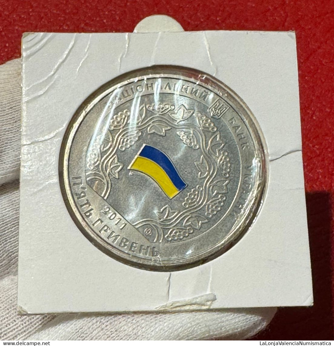 Ucrania Ukraine 5 Hryven Constitution 2011 Km 622 Coloreada Sc Unc - Oekraïne