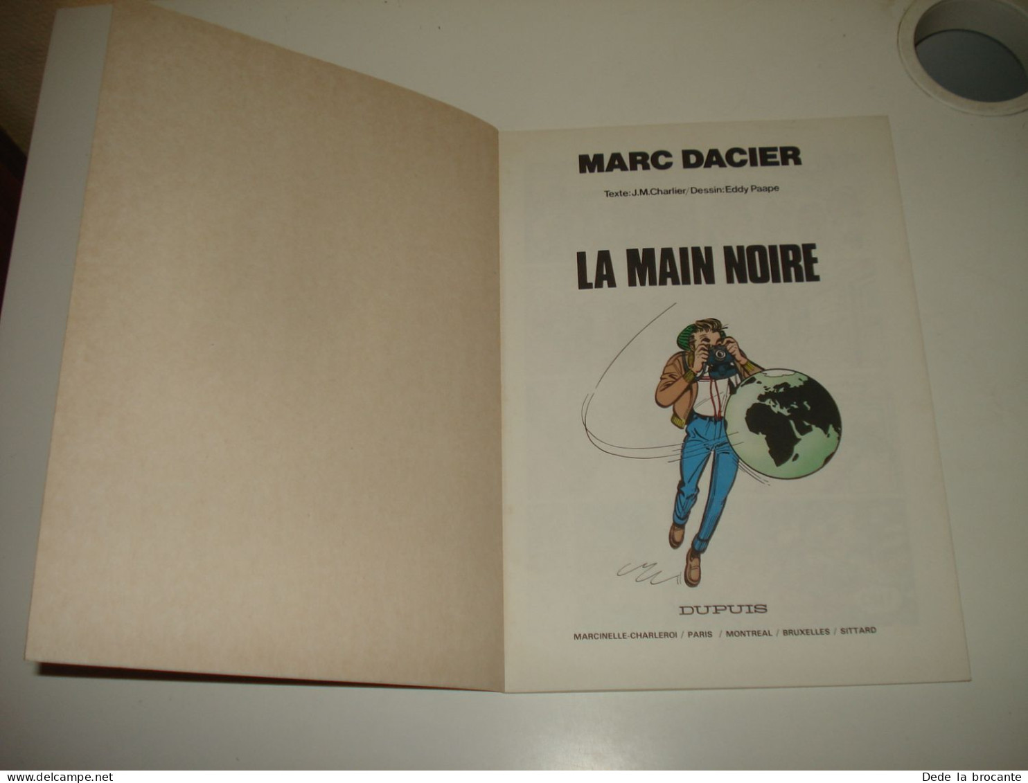 C54 / Marc Dacier  5 " La Main Noire " 2em Série 1980 Superbe état - Autres & Non Classés