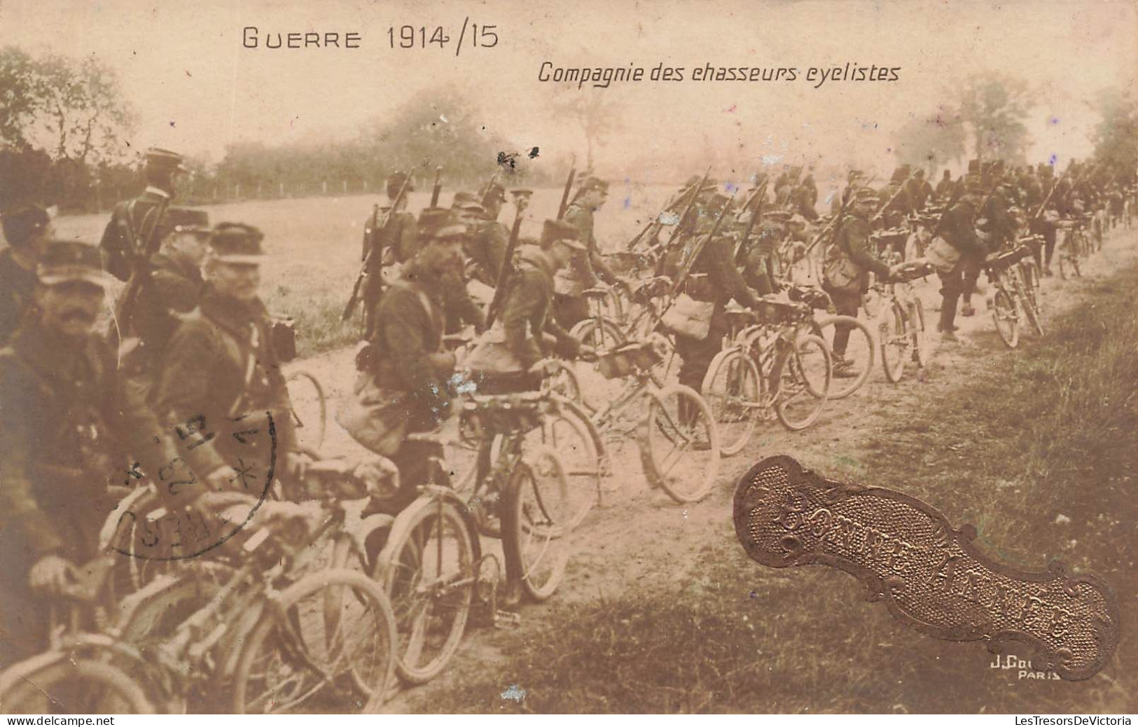 MILITARIA - Guerres 1914-1915 - Compagnie Des Chasseurs Cyclistes - Animé - Carte Postale Ancienne - Guerres - Autres