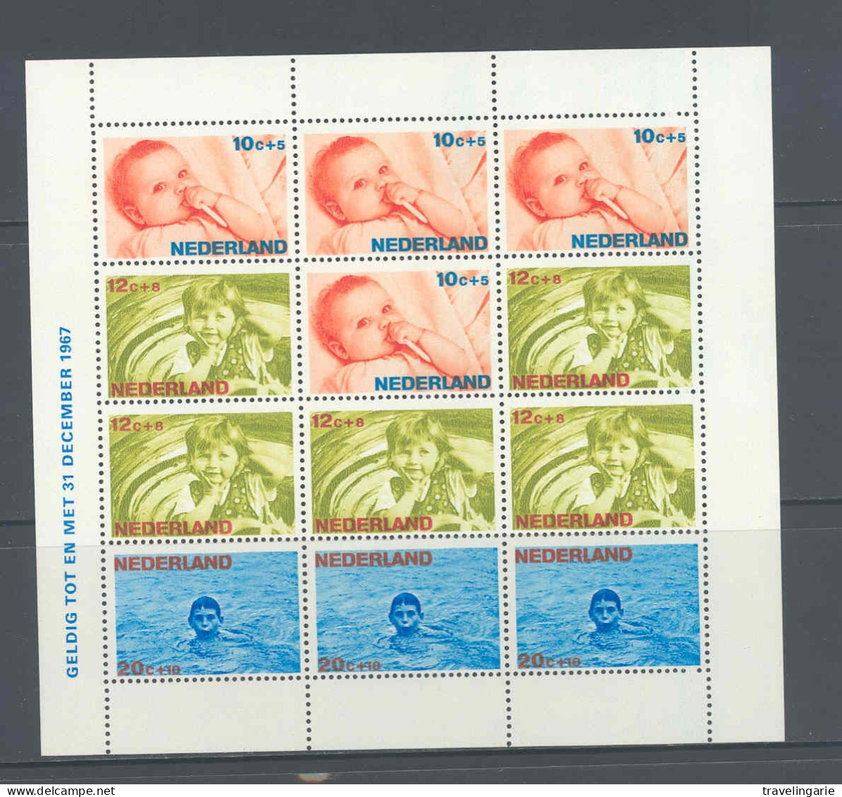 Netherlands 1966 Pour L'enfant Child Welfare MNH ** NVPH 875 Yvert BF 5 - Bloks