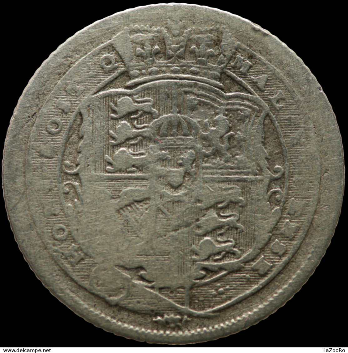 LaZooRo: Great Britain 6 Pence 1816 F / VF - Silver - H. 6 Pence
