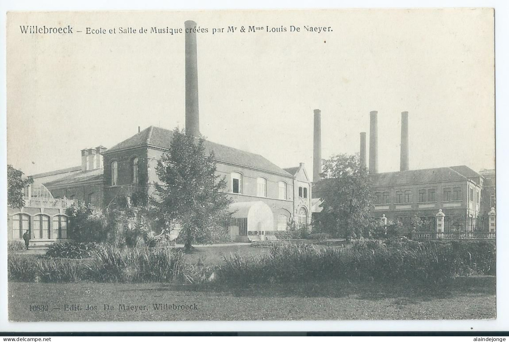 Willebroek - Willebroeck - Ecole Et Salle De Musique Créées Par Mr & Mme Louis De Naeyer  - Willebroek