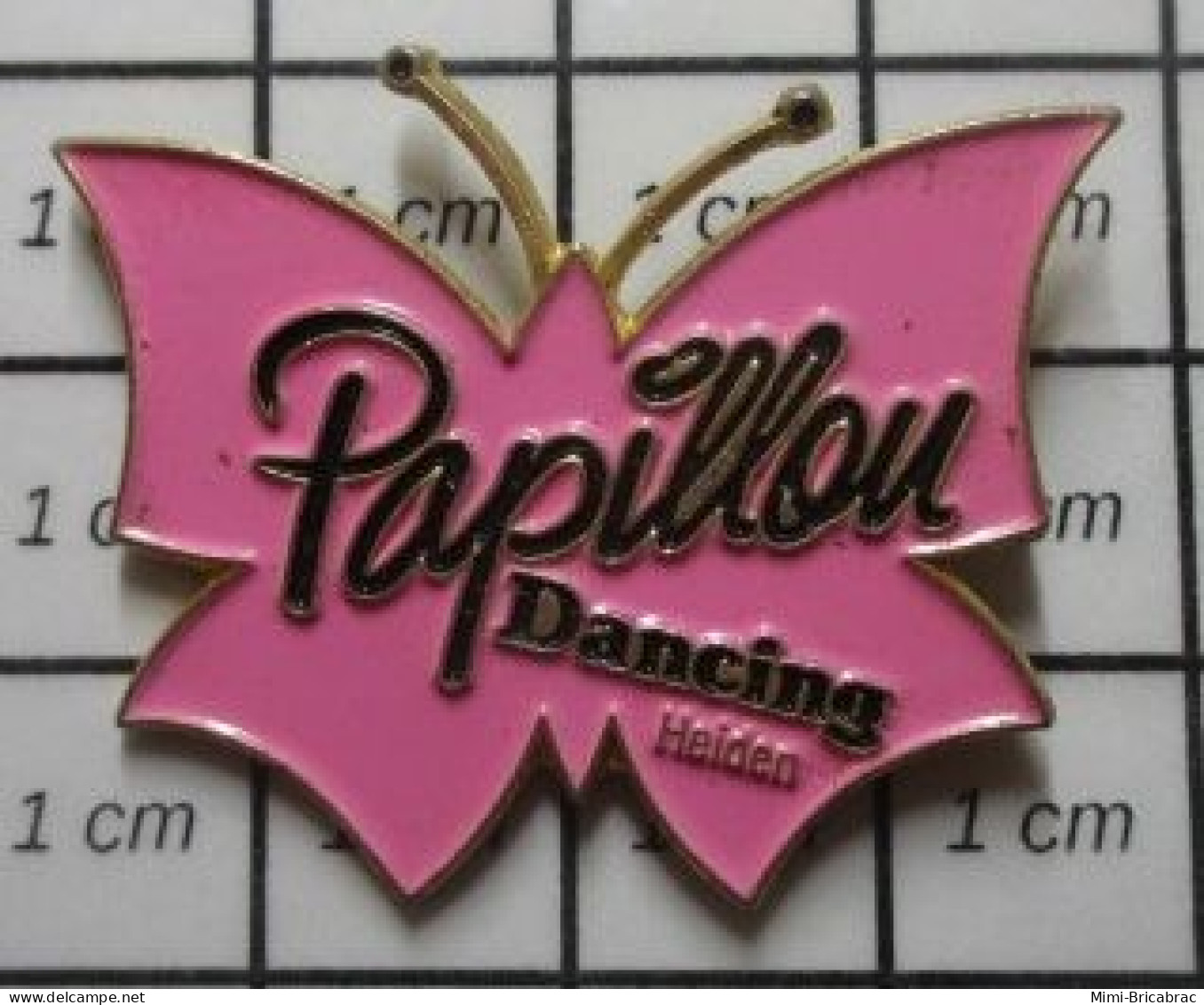 1618B Pin's Pins / Beau Et Rare : MUSIQUE / DISCOTHEQUE PAPILLON DANCING HEIDEN - Music