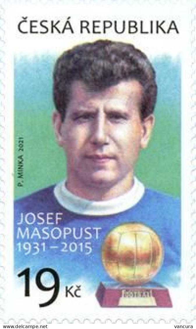 ** 1107 Czech Republic Josef Masopust Anniversary 2021 - Ungebraucht