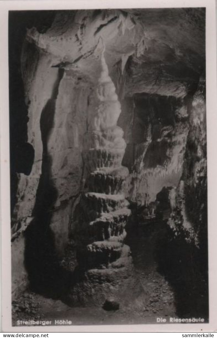 76347 - Wiesenttal, Streitberg - Höhle, Riesensäule - Ca. 1960 - Forchheim