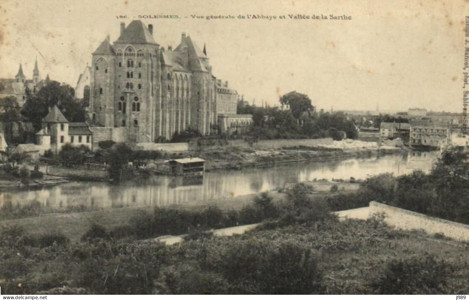 72 - Sarthe - Solesmes - L'Abbaye Et Vallée De La Sarthe - 6351 - Solesmes