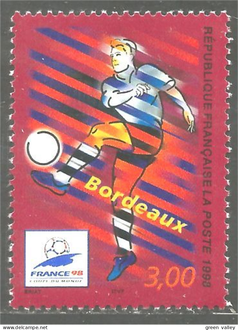 361 France Yv 3130 Coupe Monde Football Soccer Bordeaux MNH ** Neuf SC (3130-1) - 1998 – France