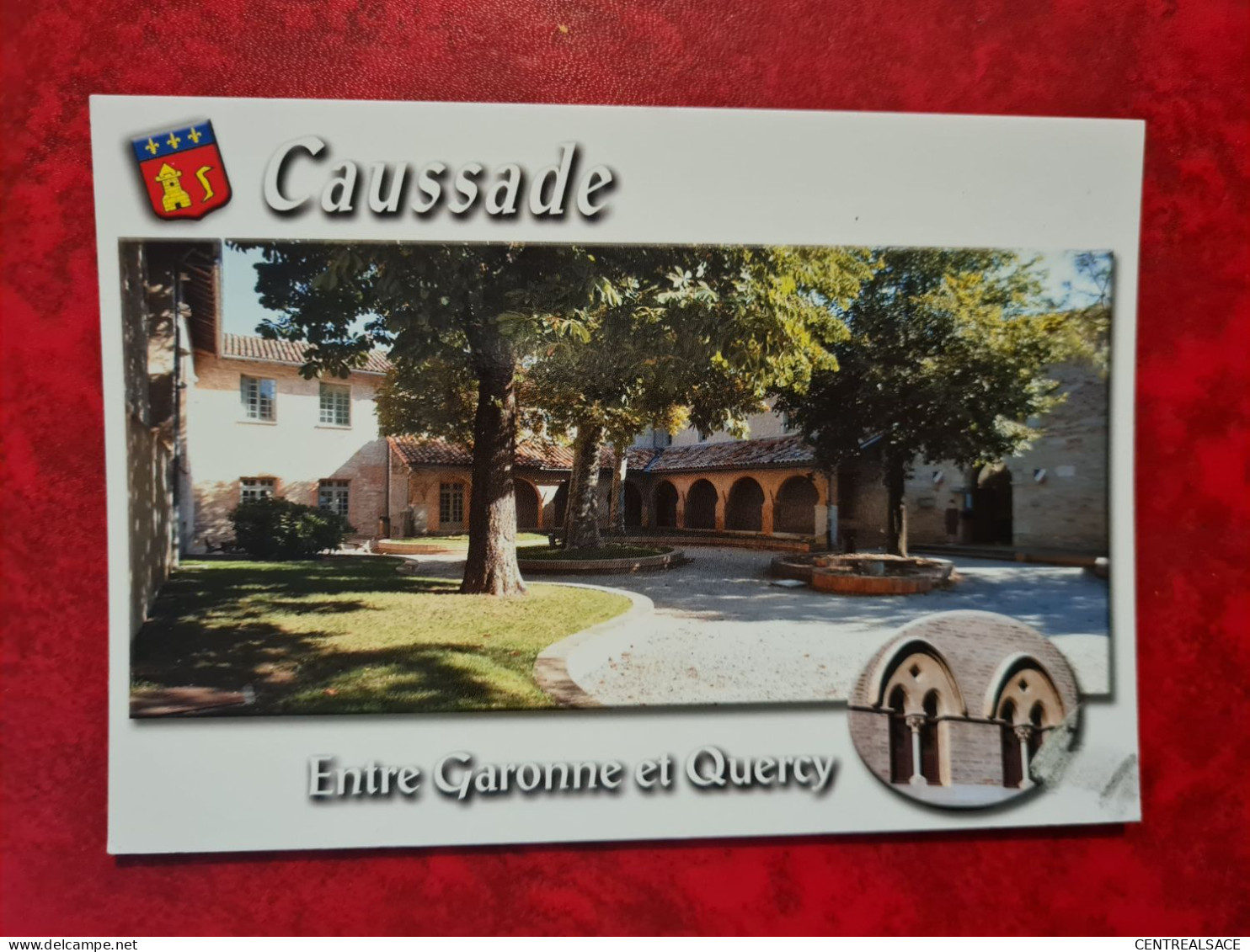 CARTE CAUSSADE ENTRE GARONNE ET QUERCY - Caussade