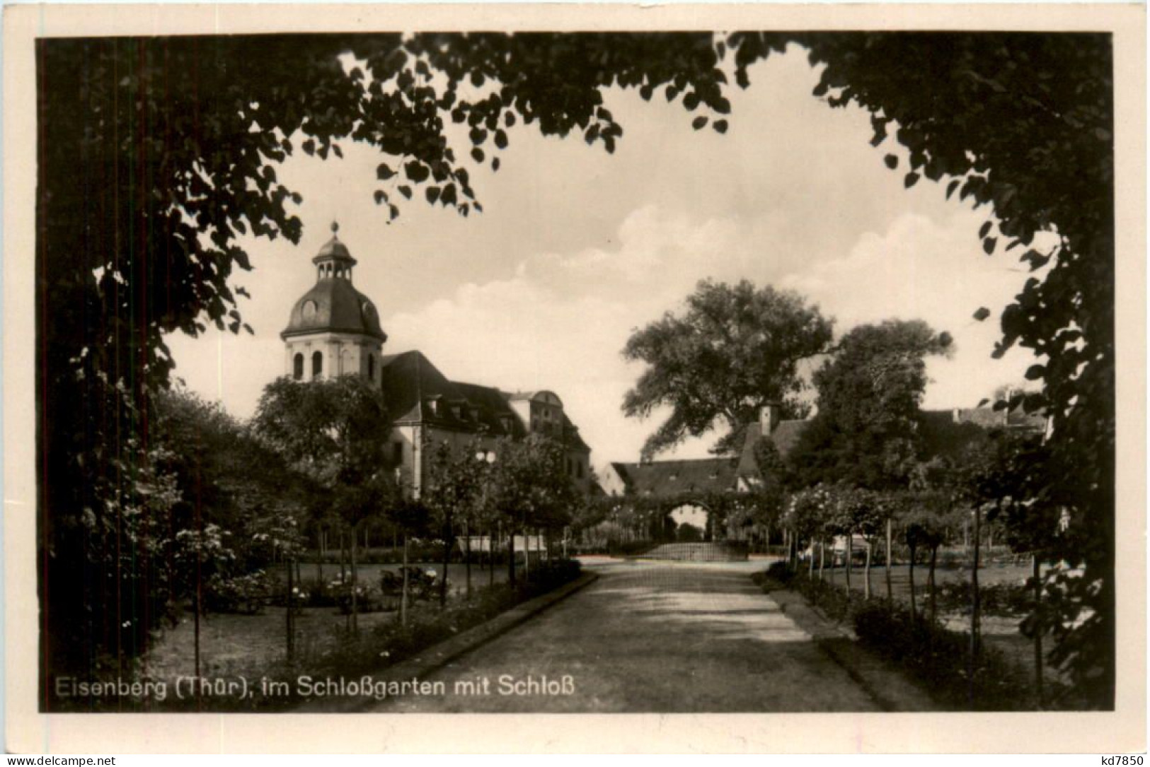 Eisenberg, Im Schlossgarten Mit Schloss - Eisenberg