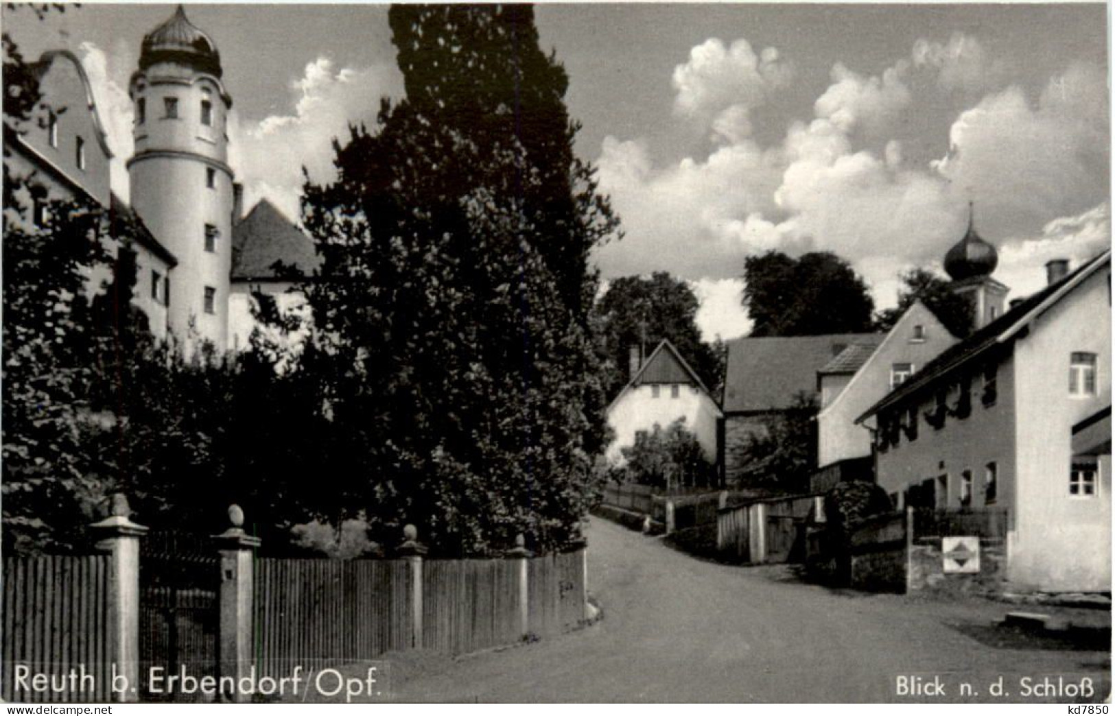 Reuth B. Erbendorf, Blick N.d. Schloss - Tirschenreuth