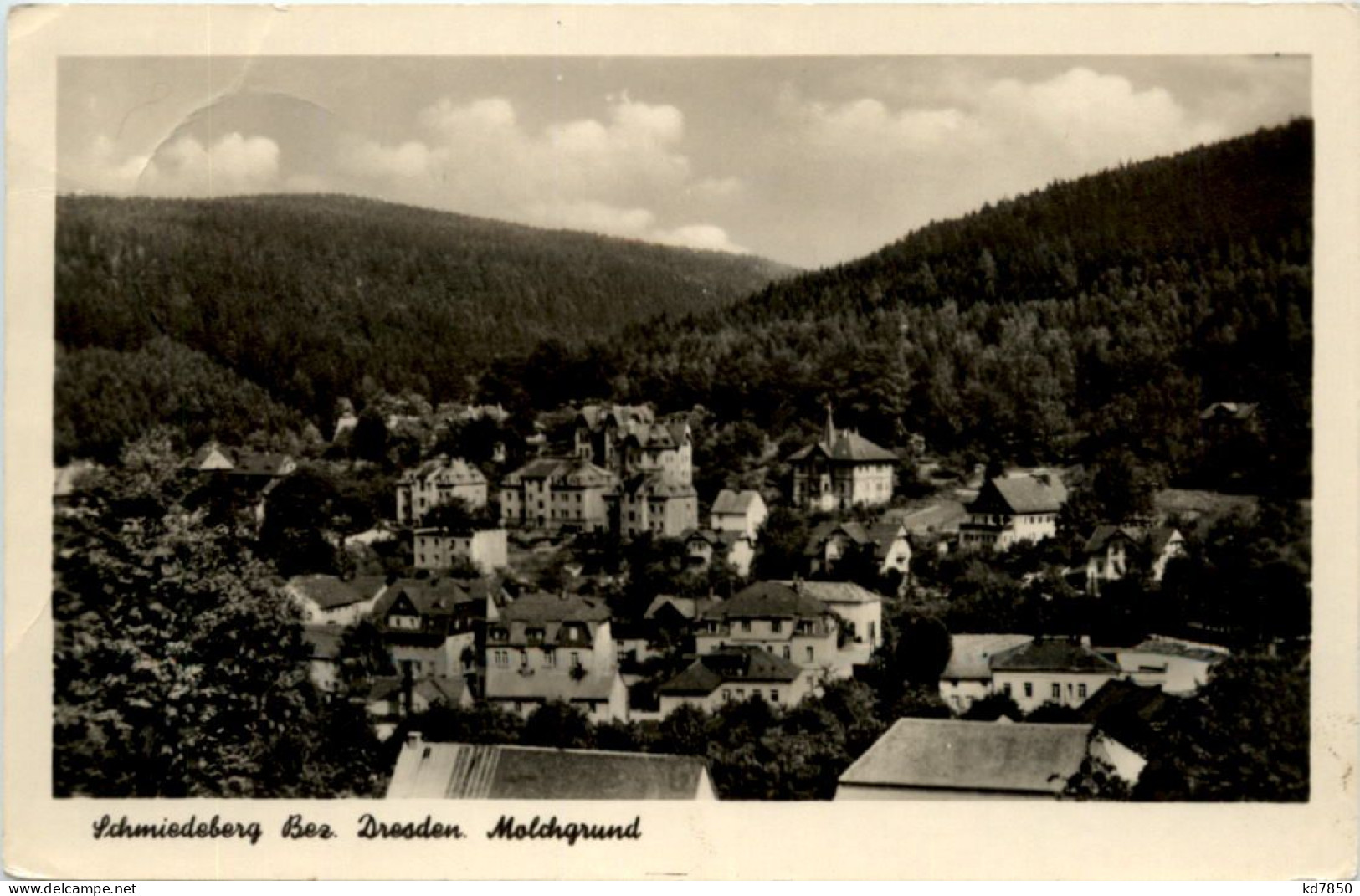 Schmiedeberg Krs. Dippoldiswalde, Molchgrund - Dippoldiswalde