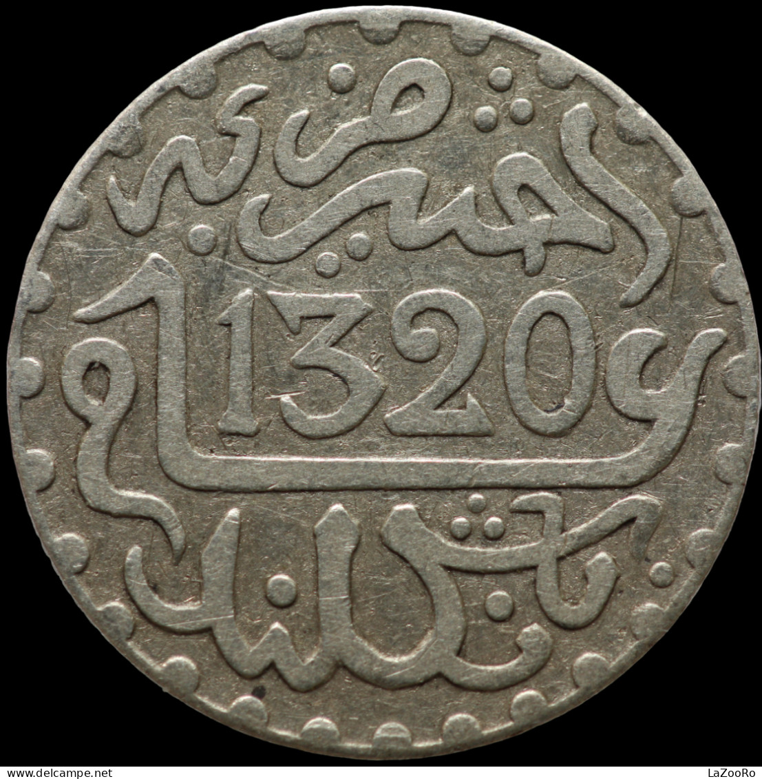 LaZooRo: Morocco 1/2 Dirham 1903 VF / XF - Silver - Marokko