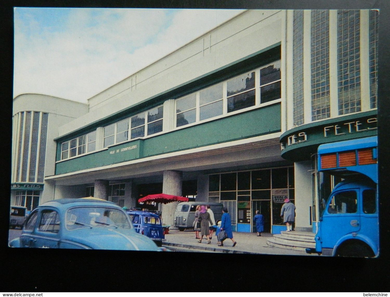 VISAGES DE GENNEVILLIERS                        LE MARCHE ET LA SALLE DES FETES DES GRESILLONS  CONSTRUITS EN 1934 - Gennevilliers