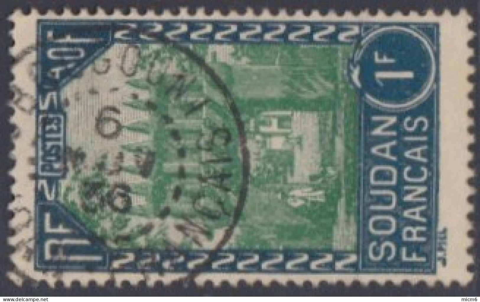 Soudan Français 1920-1944 - Bougouni Sur N° 78 (YT) N° 75 (AM). Oblitération De 1936. - Andere & Zonder Classificatie