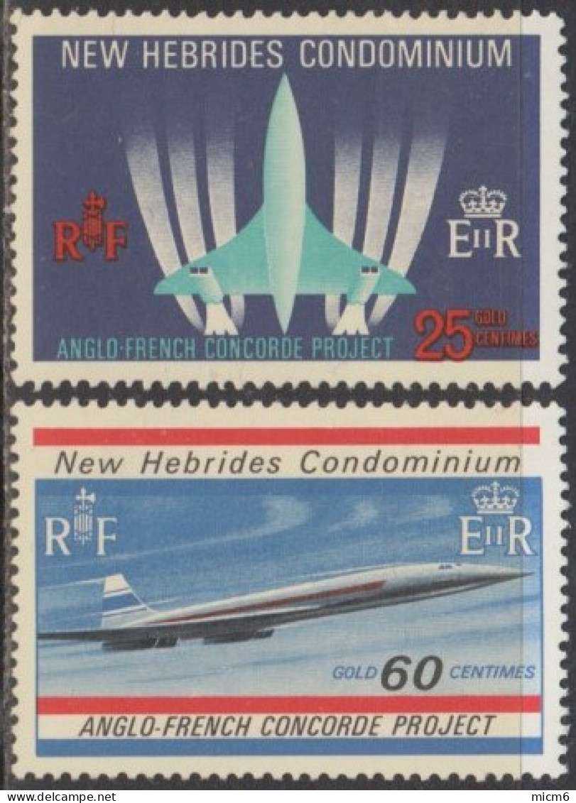 Nouvelles Hébrides - N° 278 & 279 Neufs **. - Unused Stamps