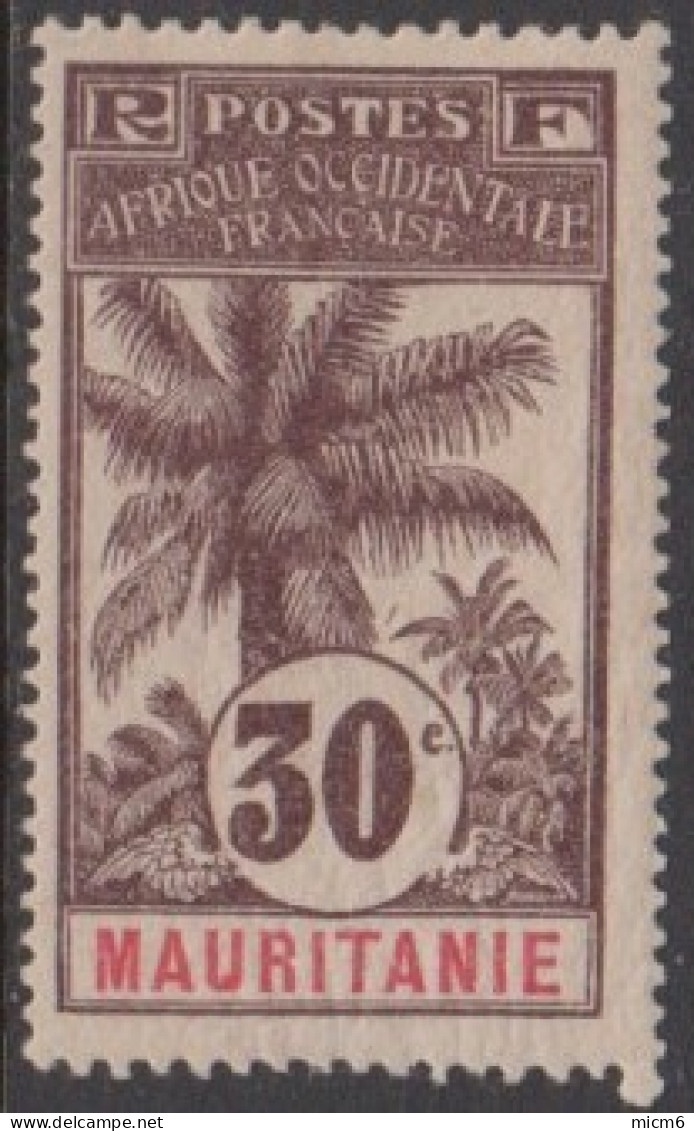 Mauritanie 1906-1912 - N° 08 (YT) N° 8 (AM) Neuf *. - Ungebraucht