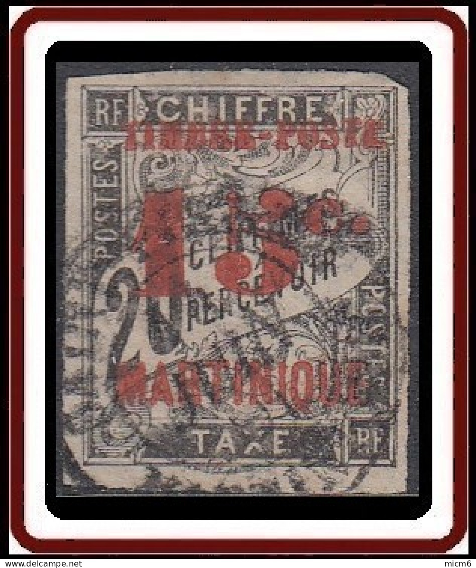 Martinique 1886-1892 - N° 25 (YT) N° 24 (AM) Oblitéré. - Gebraucht