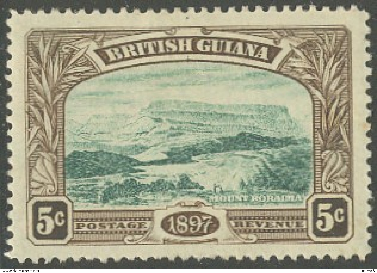 Guyane Anglaise / British Guiana - N° 90 (YT) Neuf *. - Guyane Britannique (...-1966)