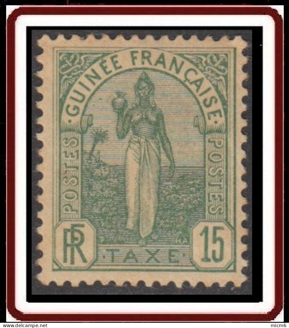 Guinée Française 1892-1907 - Timbre-taxe N° 3 (YT) N° 3 (AM) Neuf *. - Neufs