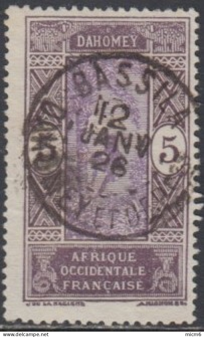 Dahomey 1912-1944 - Bassila Sur N° 61 (YT) N° 60 (AM). Oblitération De 1926. - Other & Unclassified