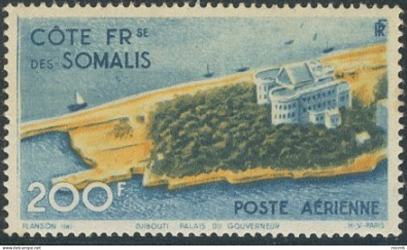 Côte Française Des Somalis 1941-1958 - Poste Aérienne N° 22 (YT) N° 22 (AM) Neuf **. - Nuovi