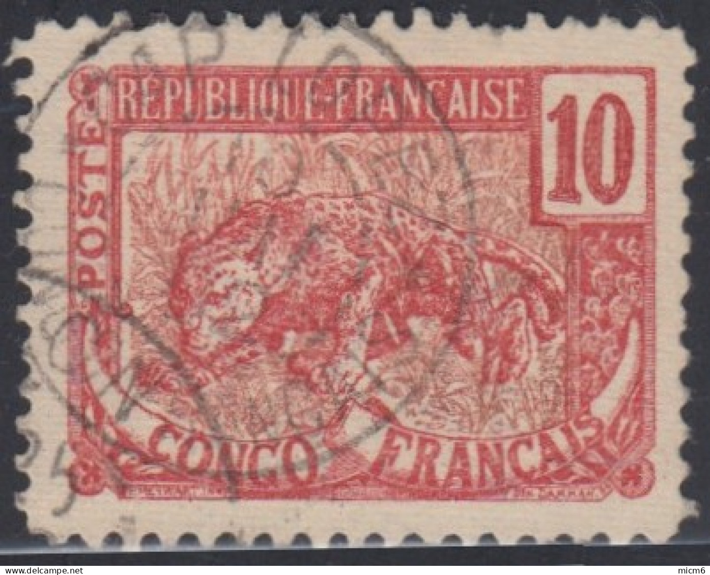 Congo Français - Cap-Lopez Sur N° 31 (YT) N° 31 (AM). Oblitération. - Gebraucht