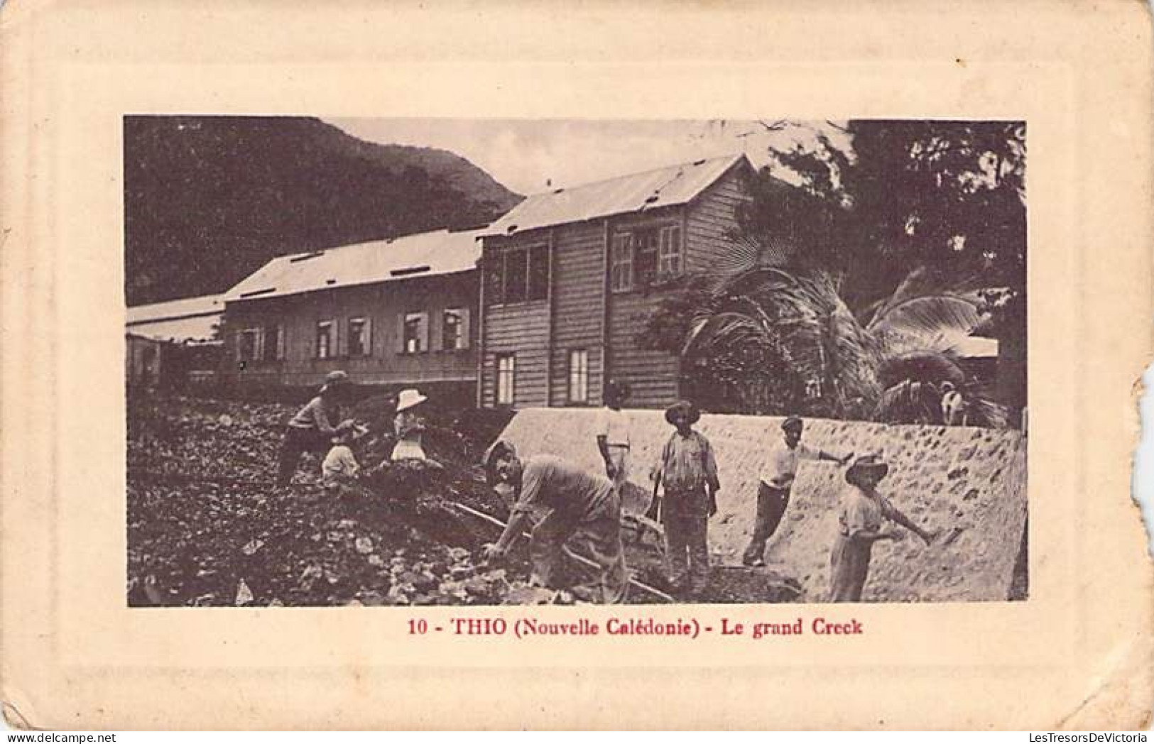 Nouvelle Calédonie - Thio - Le Grand Creck - Animé - Carte Postale Ancienne - New Caledonia