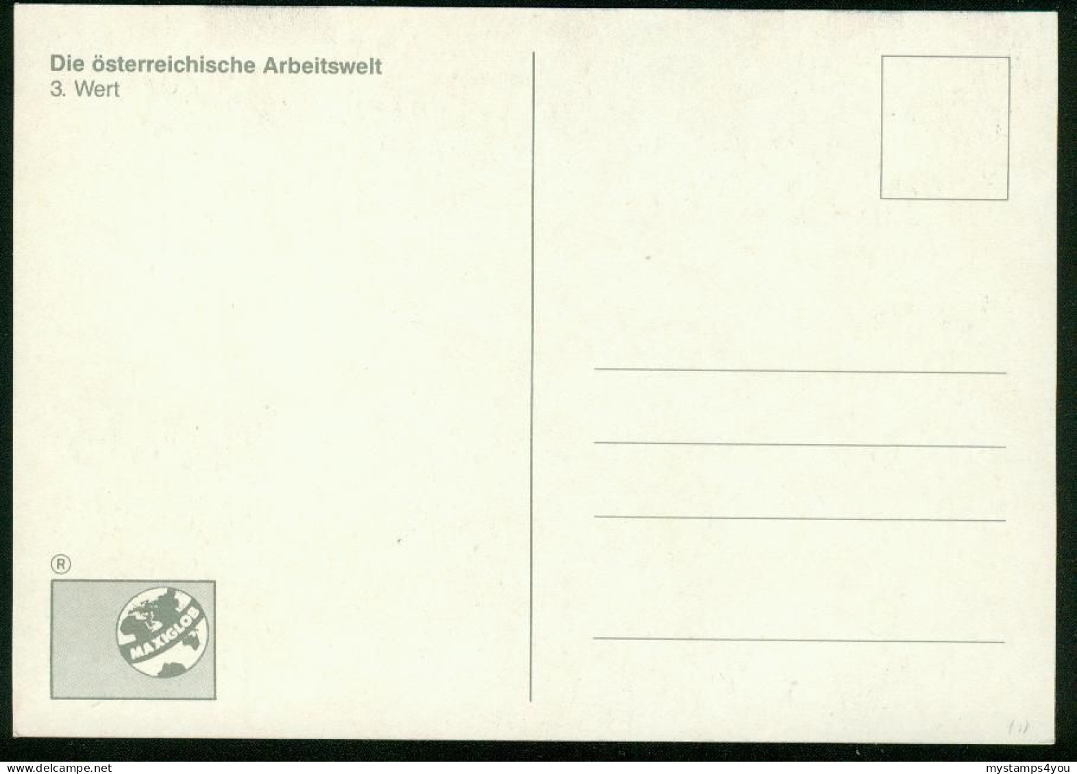 Mk Austria Maximum Card 1988 MiNr 1939 | Austrian World Of Work. Laboratory Assistant #max-0013 - Cartoline Maximum