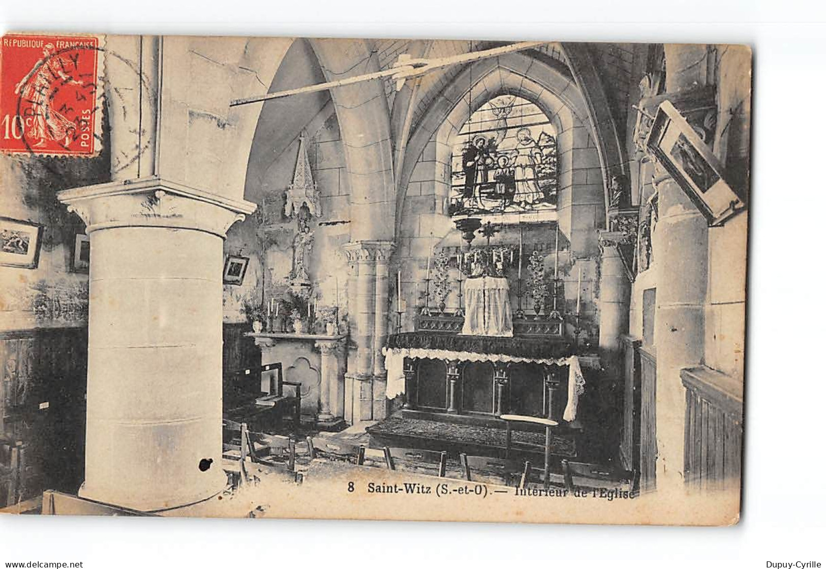 SAINT WITZ - Intérieur De L'Eglise - Très Bon état - Saint-Witz