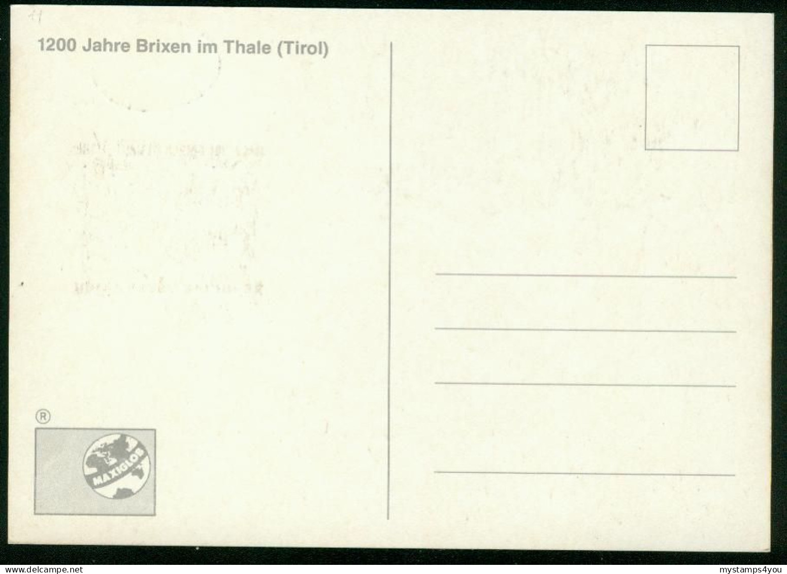 Mk Austria Maximum Card 1988 MiNr 1931 | Brixen Im Thale, Tyrol. Parish Church And Dean's House #max-0016 - Cartes-Maximum (CM)