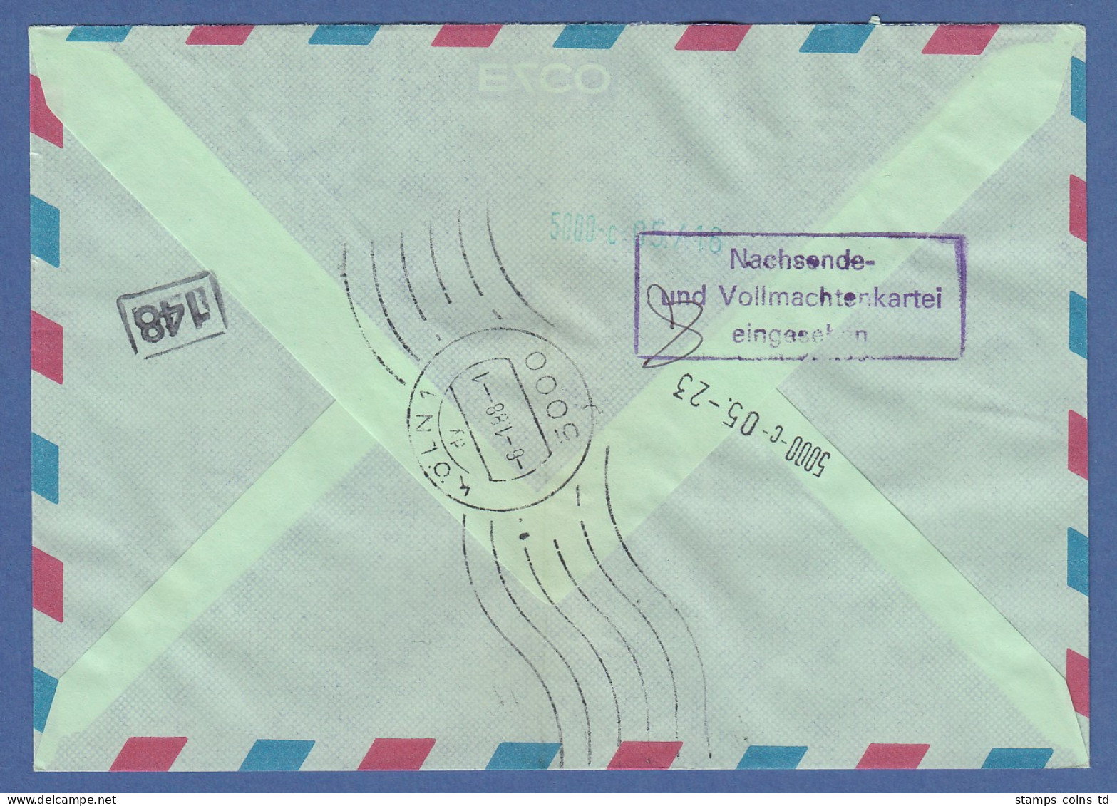 Finnland 1988 FRAMA-ATM Mi.-Nr. 3.2 C Wert 2440 Aus OA Helsinki Auf R-Expr.-Bf. - Machine Labels [ATM]