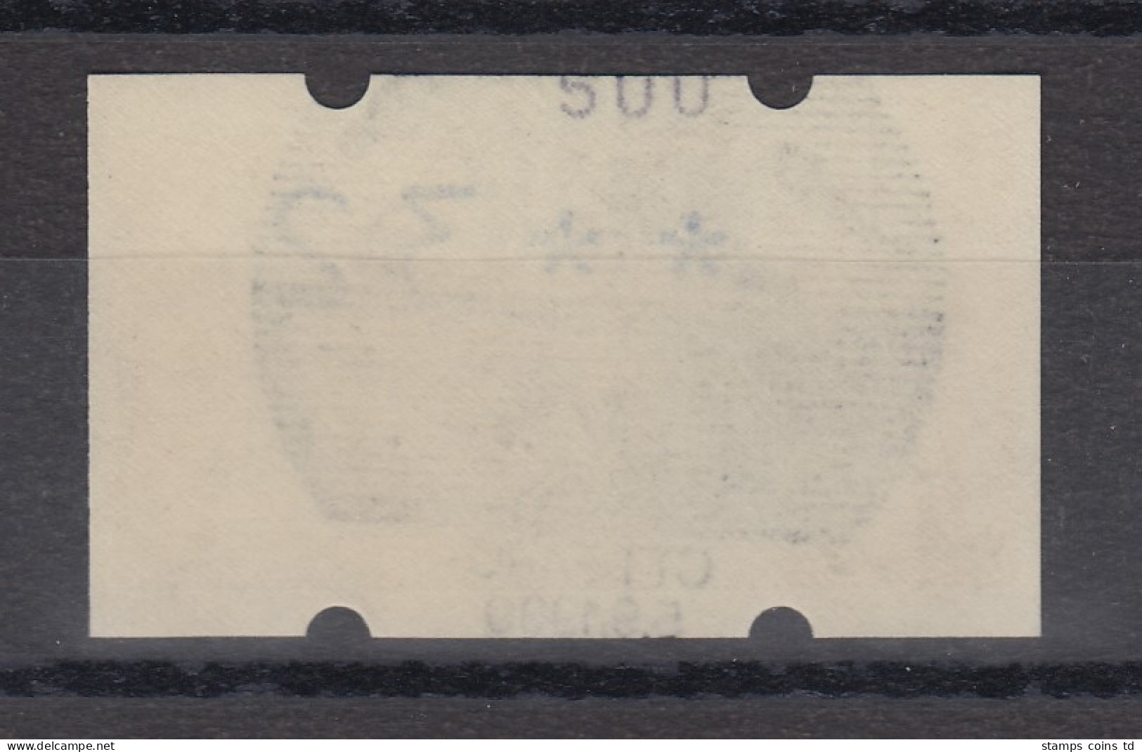 Portugal 1990 ATM Postreiter Mi-Nr. 2 Zählnummer Extrem Verschoben, Wert 35 O - Automaatzegels [ATM]