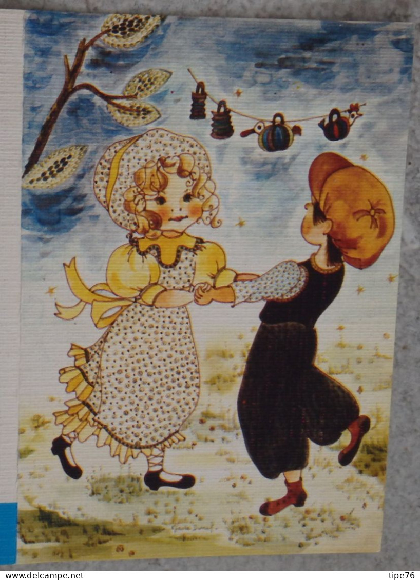 Petit Calendrier Poche 1982 Illustration Enfants Danse  VIA Assurances - Klein Formaat: 1981-90