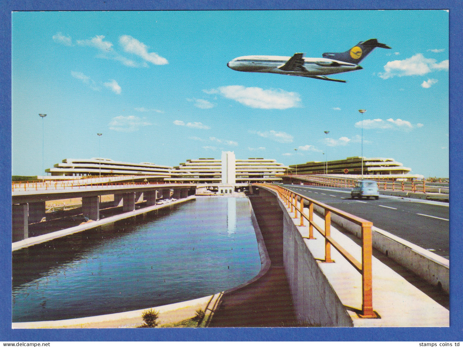 AK Flughafen Köln / Bonn Airport Und Lufthansa Boeing 727 , Unbeschrieben - 100 - 499 Postcards