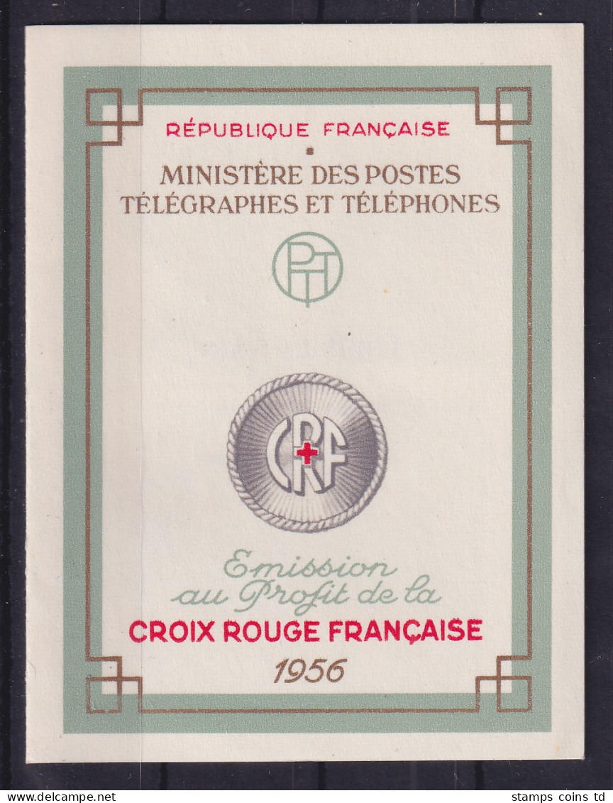 Frankreich 1956 Rotes Kreuz Markenheftchen Mi.-Nr. 1117-1118 Postfrisch ** - Sonstige & Ohne Zuordnung