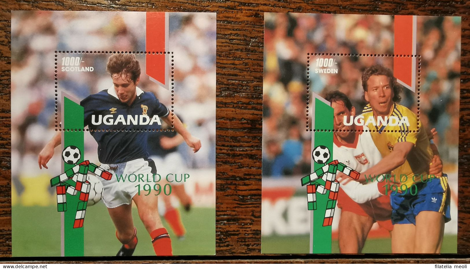 UGANDA 1989 ITALIA '90 - Oeganda (1962-...)