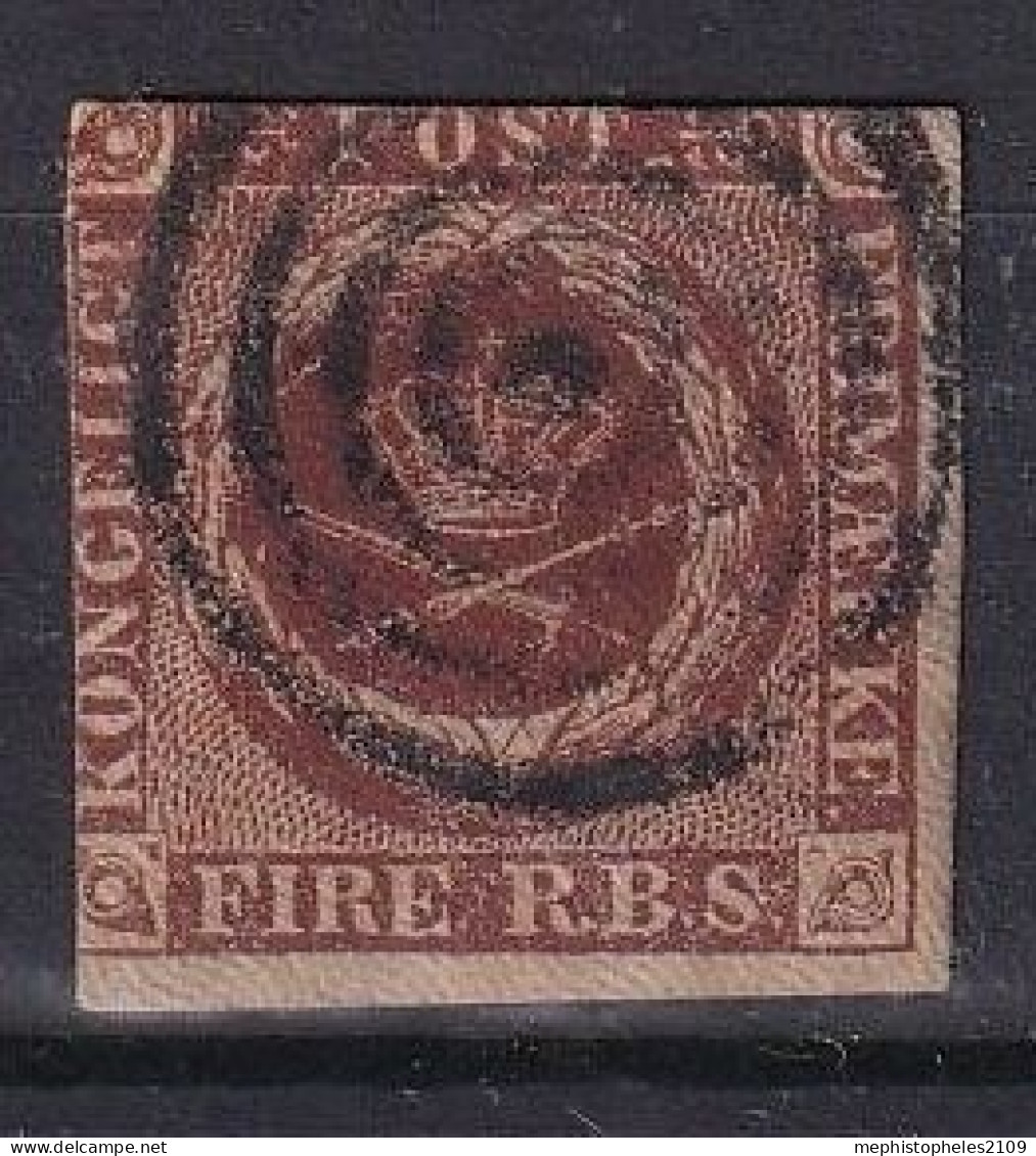 DENMARK 1854 - Canceled - Mi 1 II A - Used Stamps