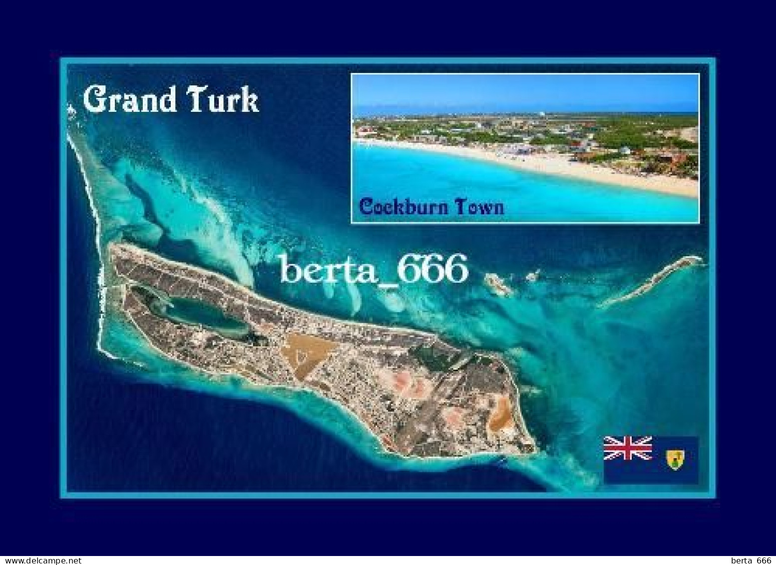 Turks And Caicos Grand Turk Island New Postcard - Turk & Caicos Islands