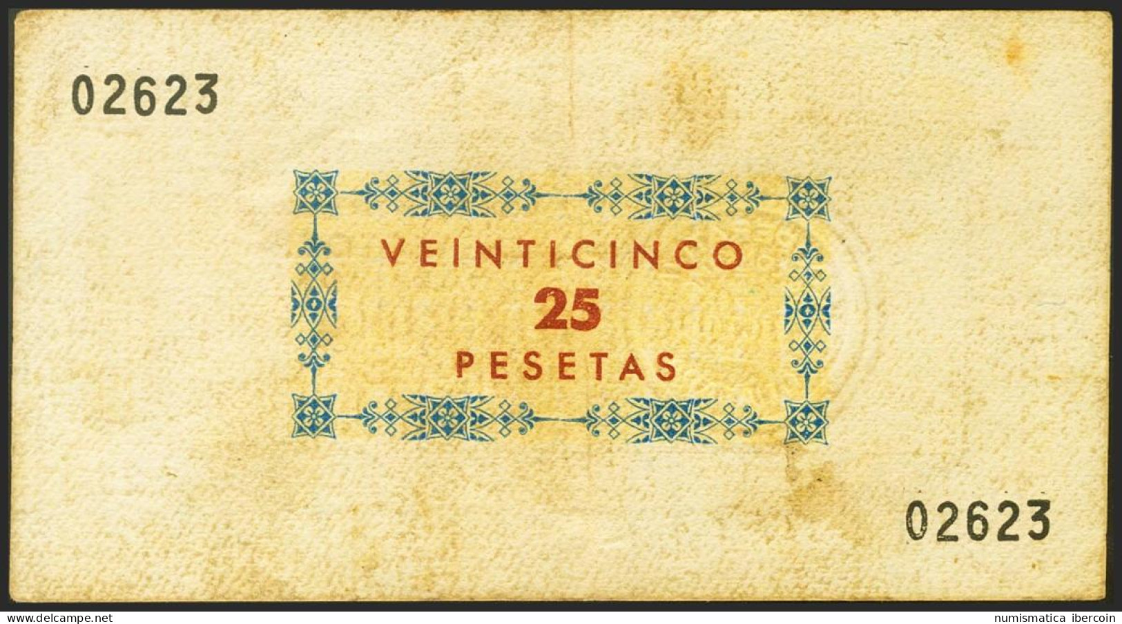 IGUALADA (BARCELONA). 25 Pesetas. 1 De Septiembre De 1961. Cooperativa De Consu - Other & Unclassified