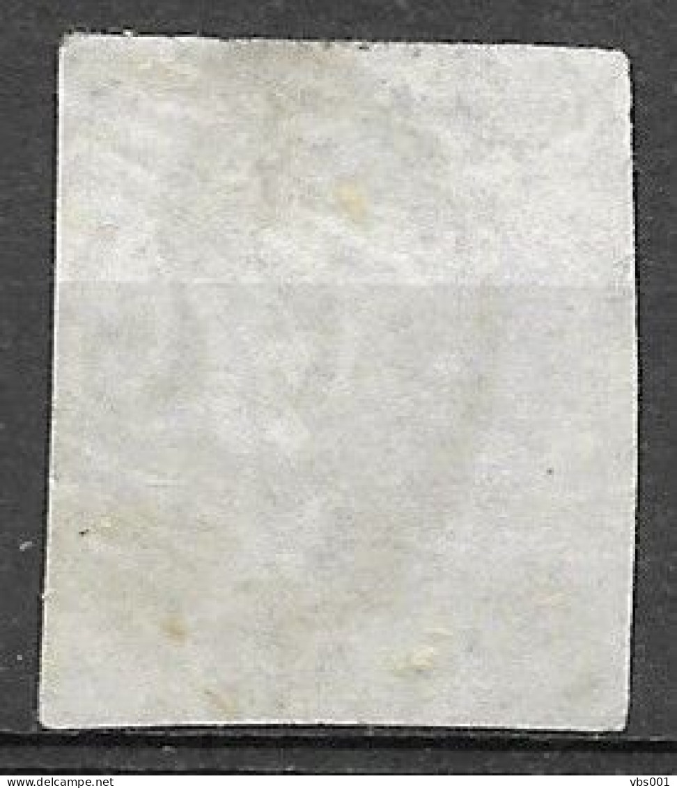 OBP10 Met 4 Randen En Met Balkstempel P123 Verviers (zie Scans) - 1858-1862 Medaglioni (9/12)