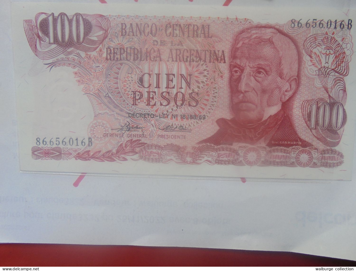 ARGENTINE 100 PESOS 1973-76 Neuf (B.33) - Argentina