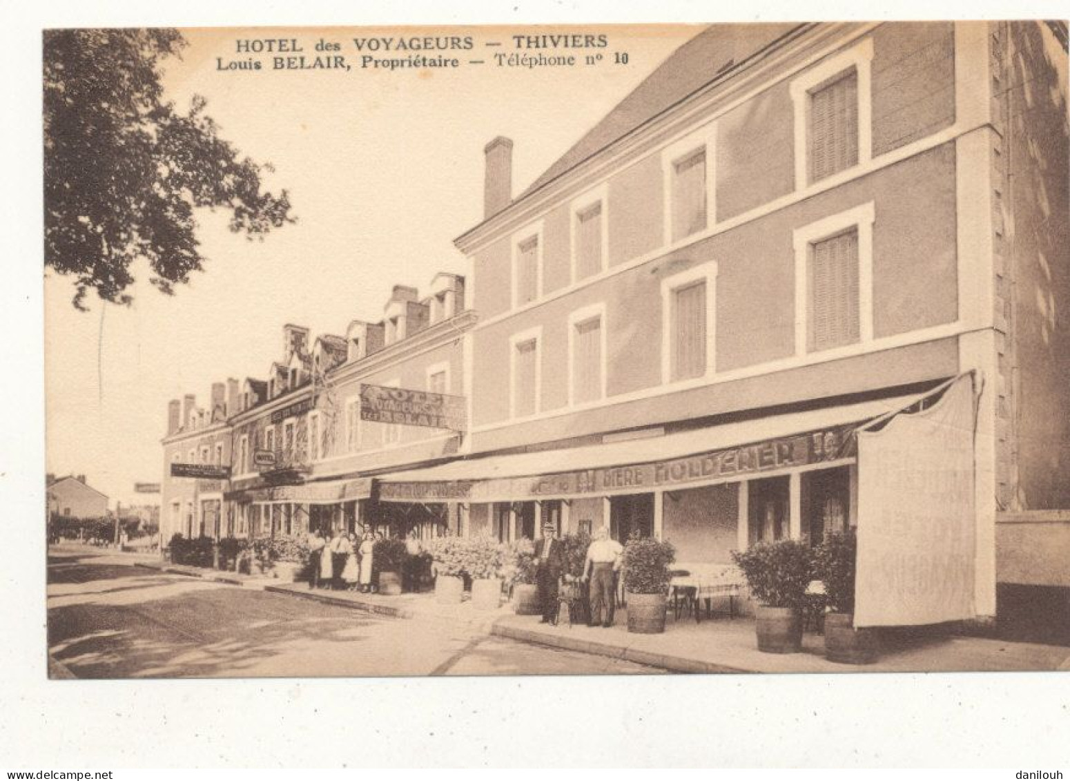 24 // THIVIERS   Hotel Des Voyageurs / Louis Belai Propriétaire  - Thiviers