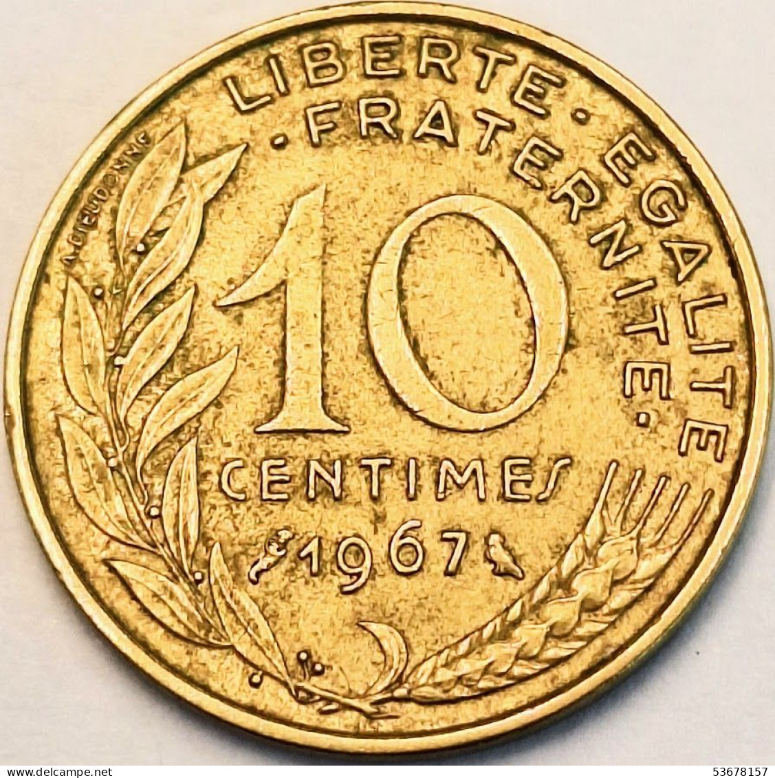 France - 10 Centimes 1967, KM# 929 (#4217) - 10 Centimes