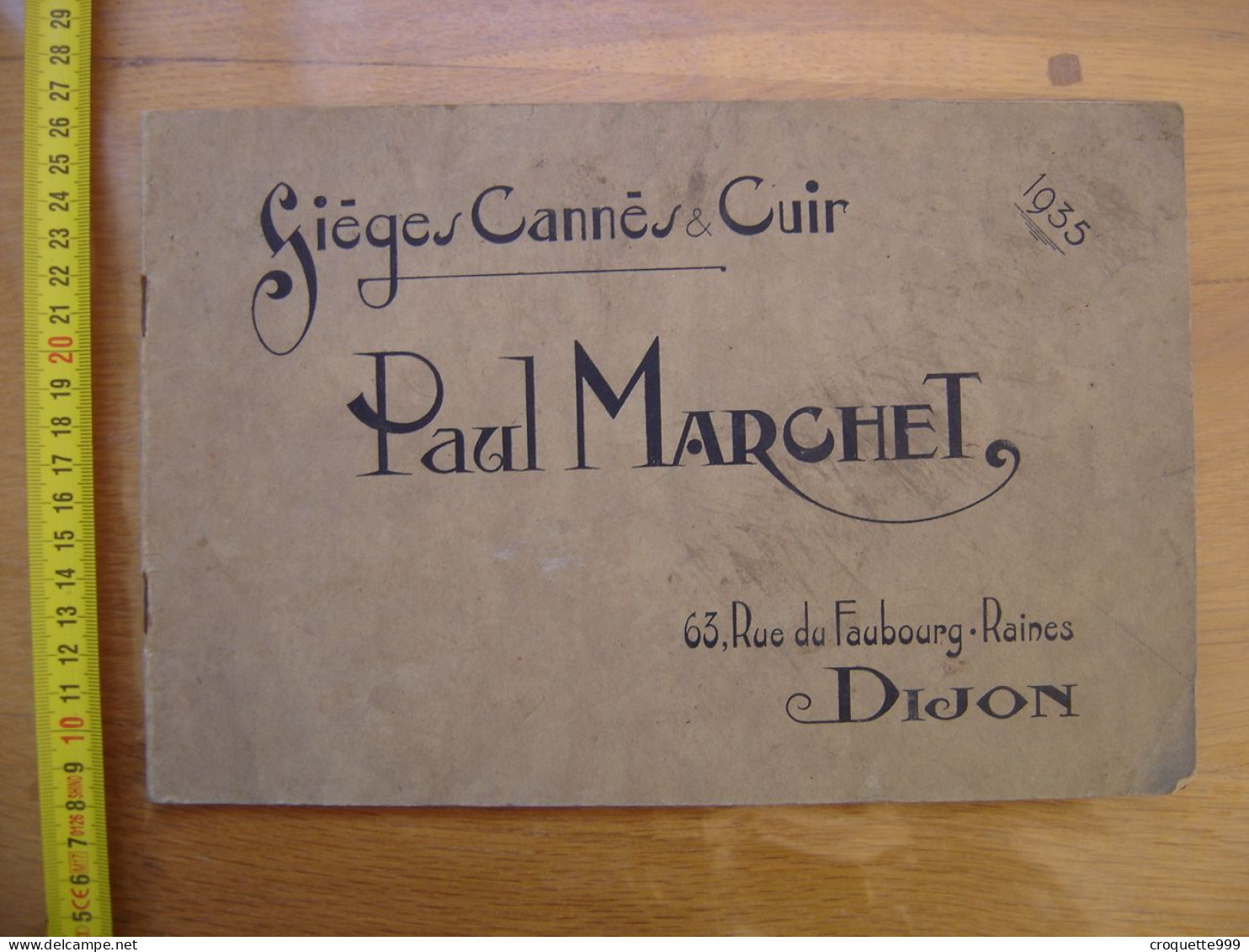 1935 Catalogue SIEGES CANNES Et CUIR Paul Marchet DIJON - Art Nouveau / Art Deco