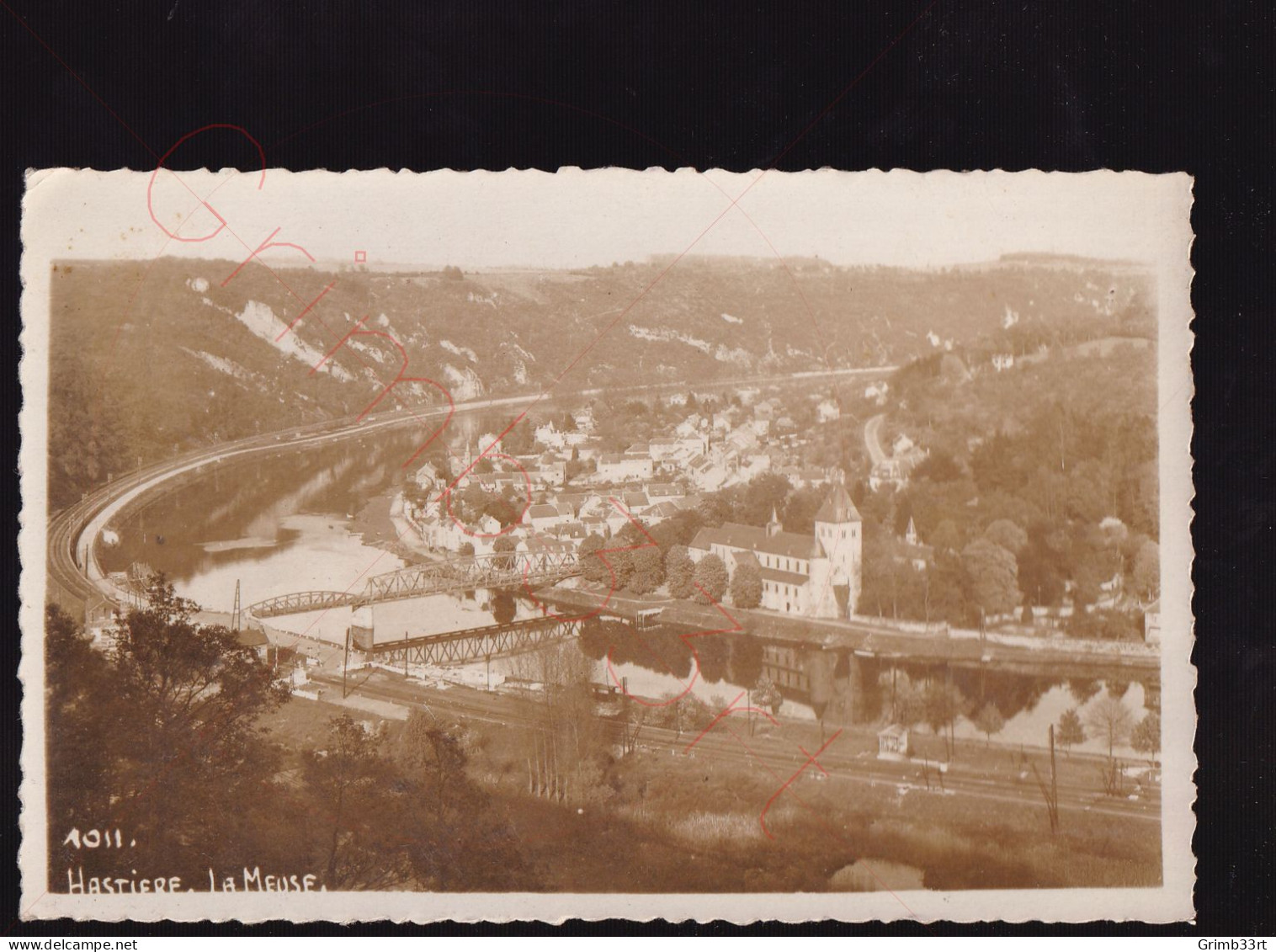 Hastière - La Meuse - Fotokaart - Hastière